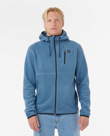 Rip Curl Men Departed Polar Fleece Zip Through Jacket
