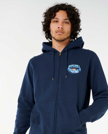Rip Curl Men Hazed And Tubed Zip Thru