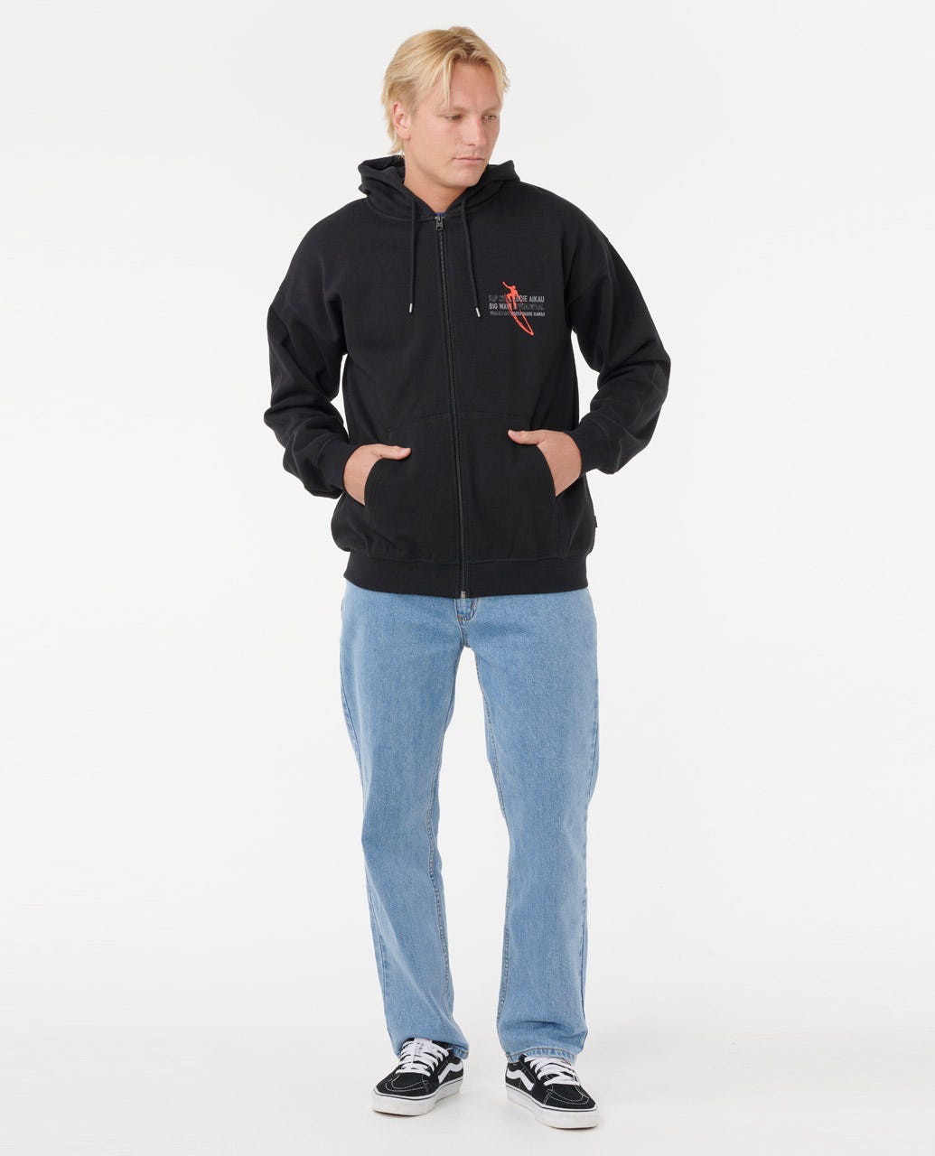 Rip Curl Men Eddie Would Go Zip Through Hood