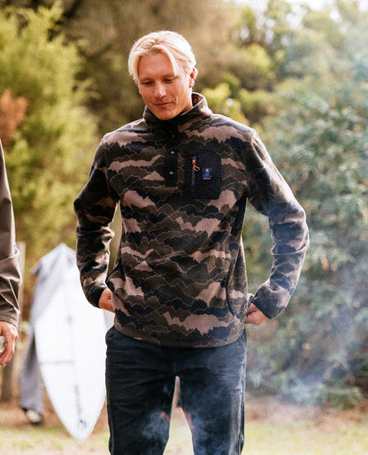 Rip Curl Men Search Polar Fleece Crew