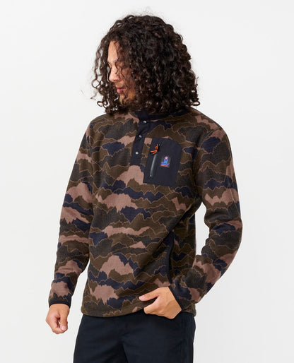 Rip Curl Men Search Polar Fleece Crew