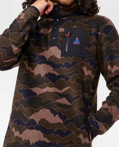 Rip Curl Men Search Polar Fleece Crew