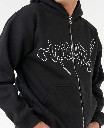 Rip Curl Men Medina Archive Script Zip Through Hood