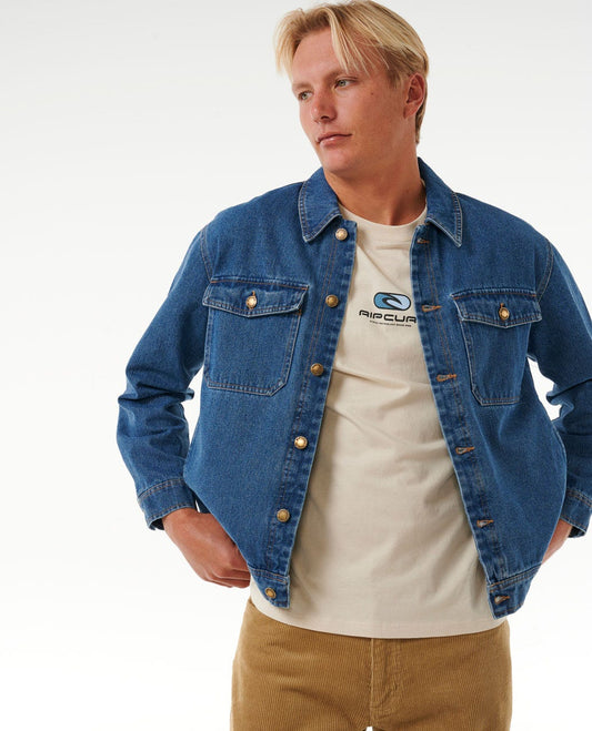 Rip Curl Men Classic Surf Denim Trucker Jacket