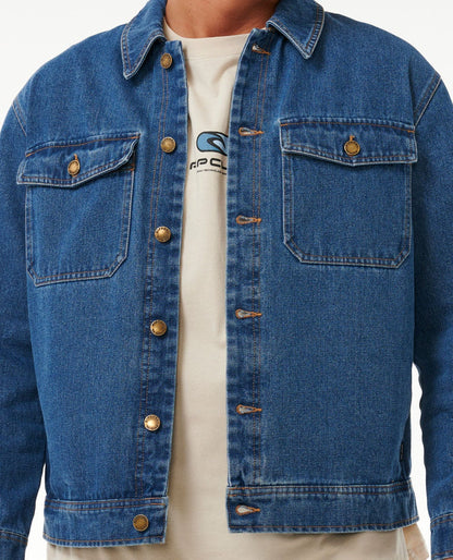 Rip Curl Men Classic Surf Denim Trucker Jacket