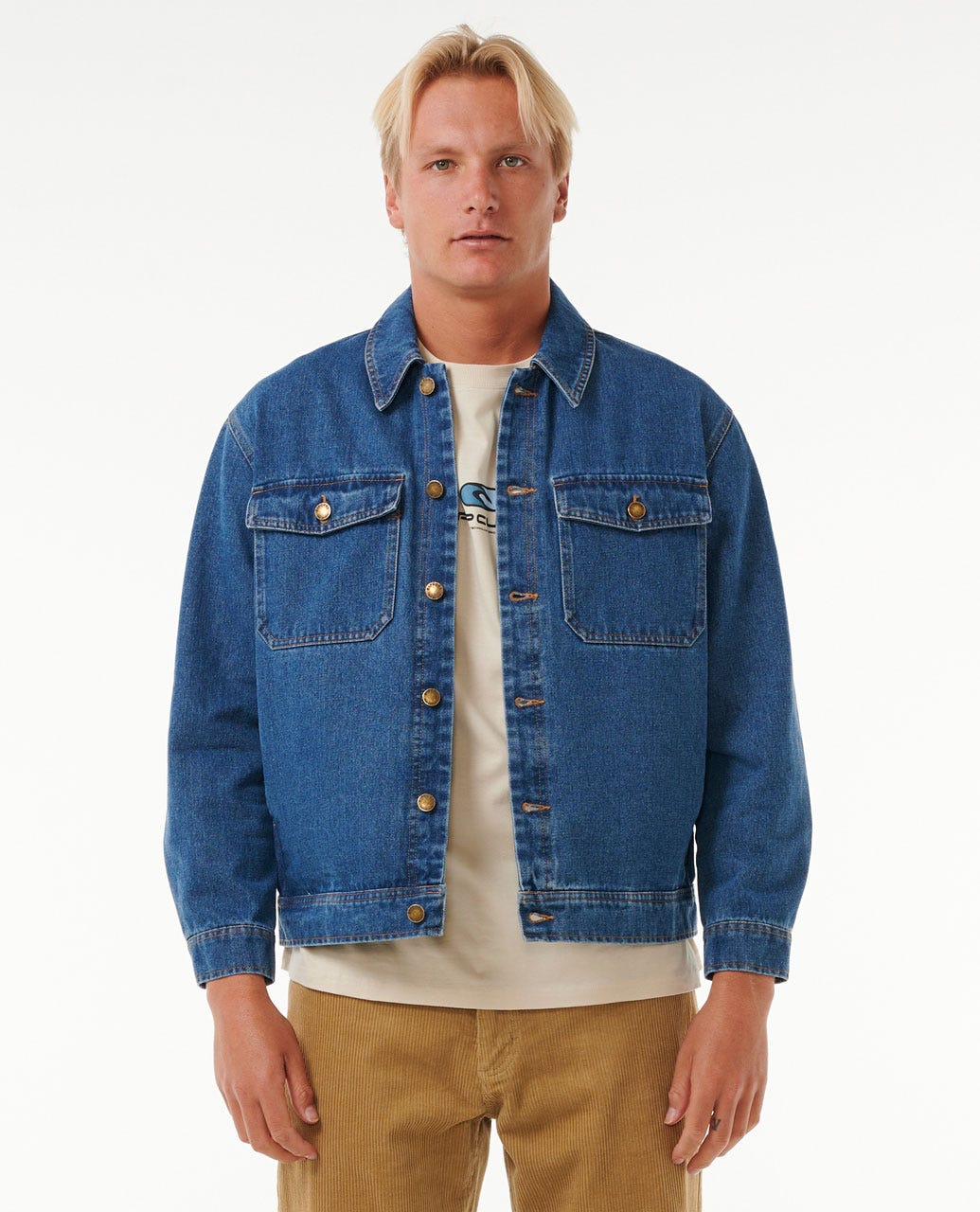 Rip Curl Men Classic Surf Denim Trucker Jacket