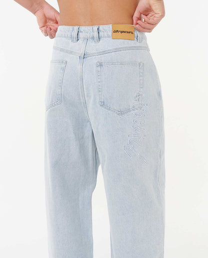Rip Curl Men Medina Archive Rip Script Denim Pants