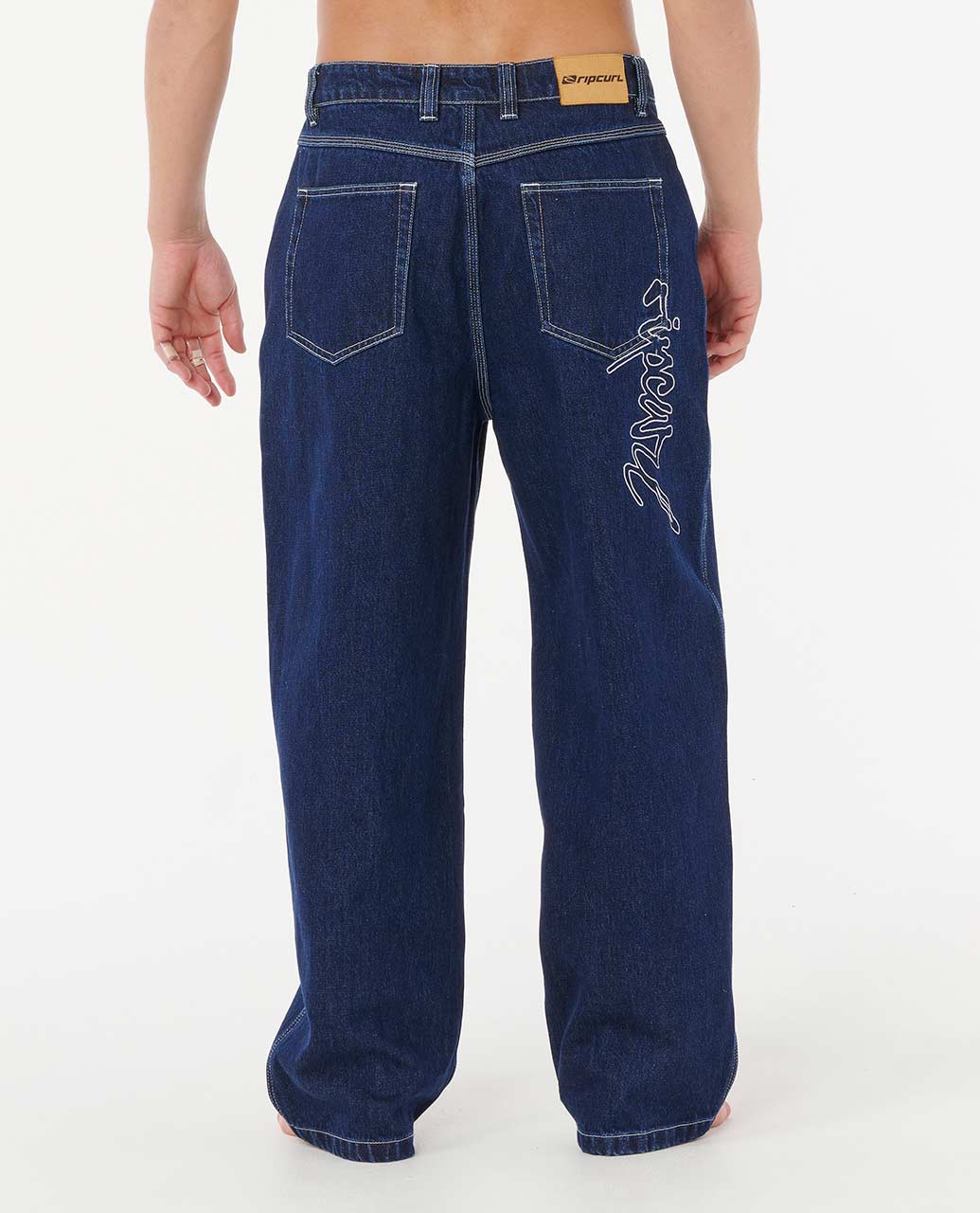 Rip Curl Men Medina Archive Rip Script Denim Pants