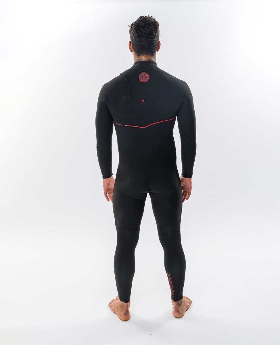 Rip Curl Men E7 Flashbomb Fusion 3/2mm Zip Free Fullsuit Wetsuit