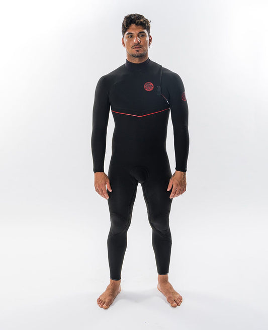 Rip Curl Men E7 Flashbomb Fusion 4/3mm Zip Free Fullsuit Wetsuit