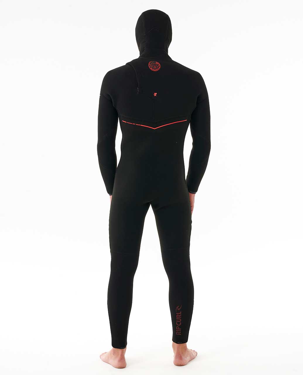 Rip Curl Men F-Bomb Fusion 4/3 Hooded Zip Free Fullsuit Wetsuit