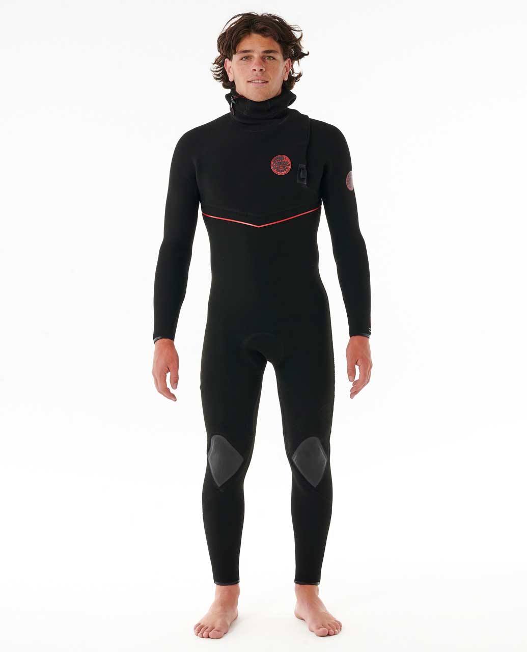 Rip Curl Men F-Bomb Fusion 4/3 Hooded Zip Free Fullsuit Wetsuit