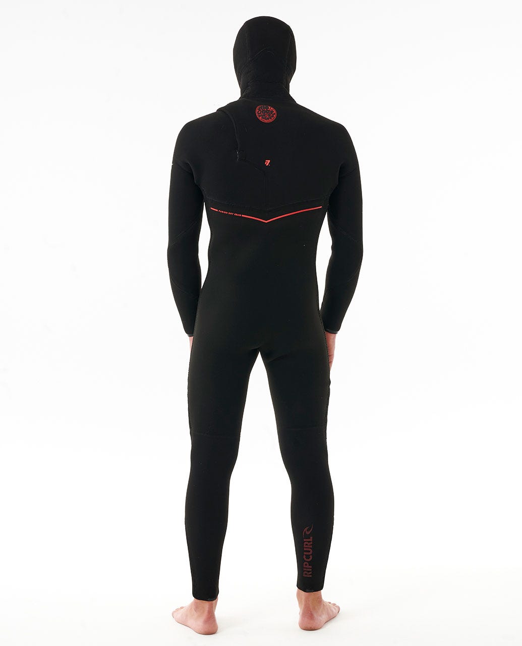 Rip Curl Men E7 Flashbomb Fusion 5/4 Hood Zip Free Fullsuit Wetsuit