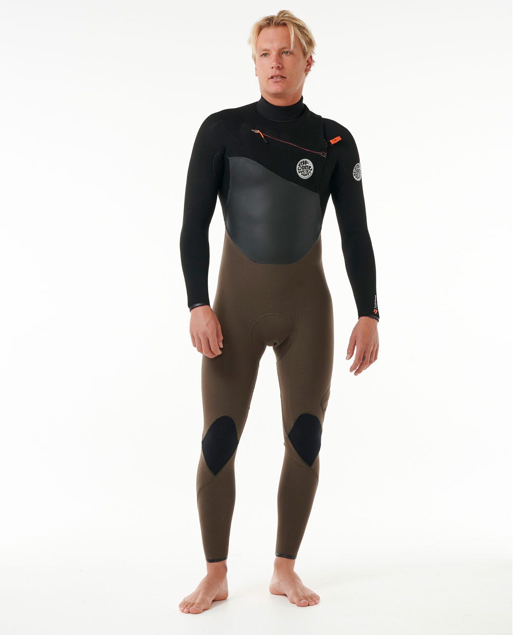 Rip Curl Men E7 Flashbomb 4/3 Chest Zip Wetsuit