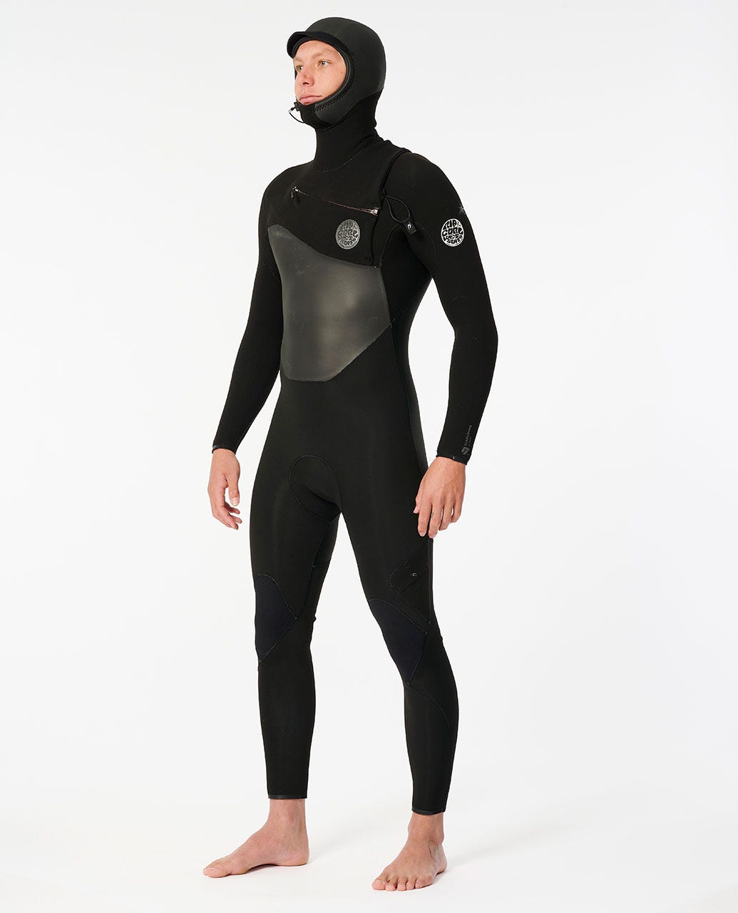 Rip Curl Men E7 Flashbomb 6/4 Hooded Chest Zip Fullsuit Wetsuit