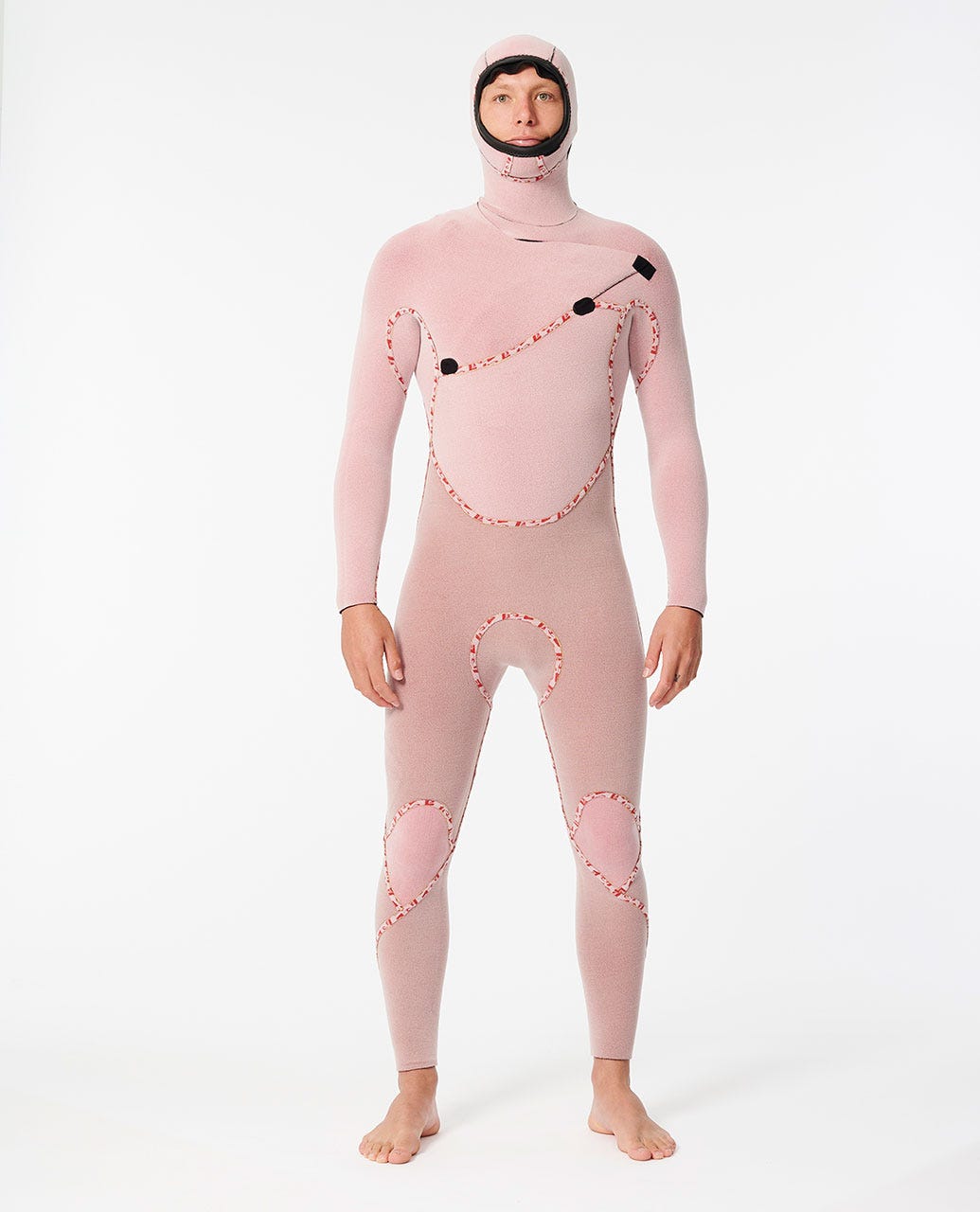 Rip Curl Men E7 Flashbomb 6/4 Hooded Chest Zip Fullsuit Wetsuit