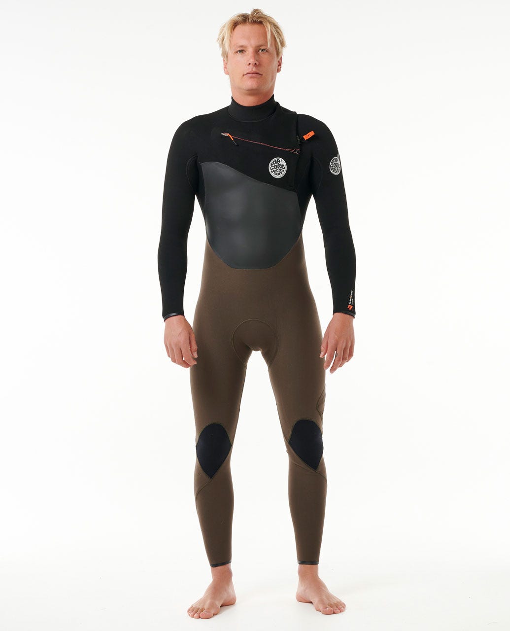 Rip Curl Men E7 Flashbomb 3/2 Chest Zip Wetsuit