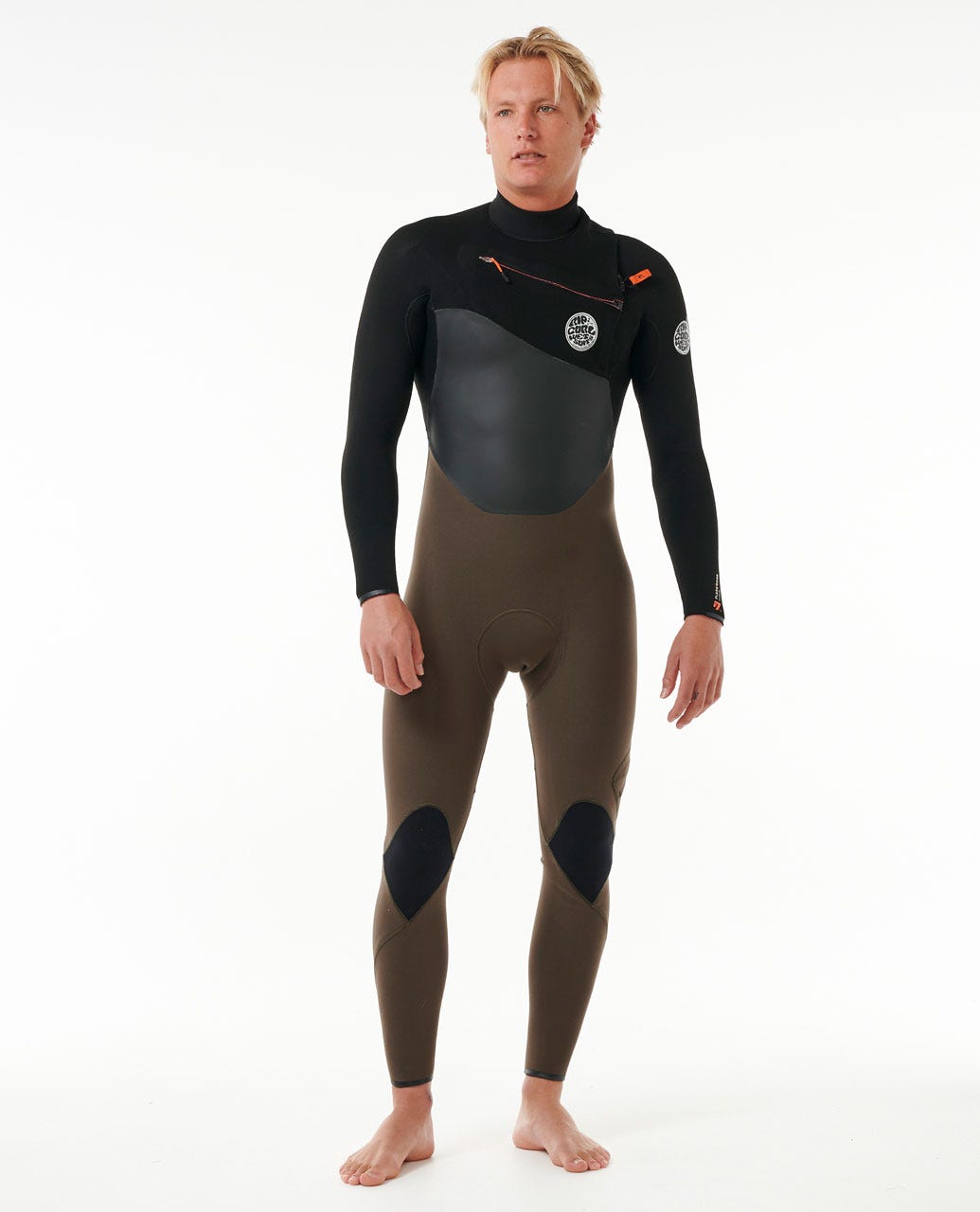 Rip Curl Men E7 Flashbomb 3/2 Chest Zip Wetsuit