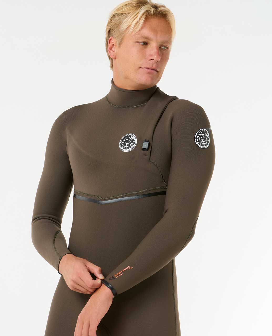 Rip Curl Men E7 Flashbomb 3/2 Zip Free Fullsuit Wetsuit