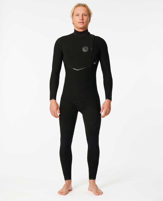 Rip Curl Men E7 Flashbomb 4/3 Zip Free Fullsuit Wetsuit
