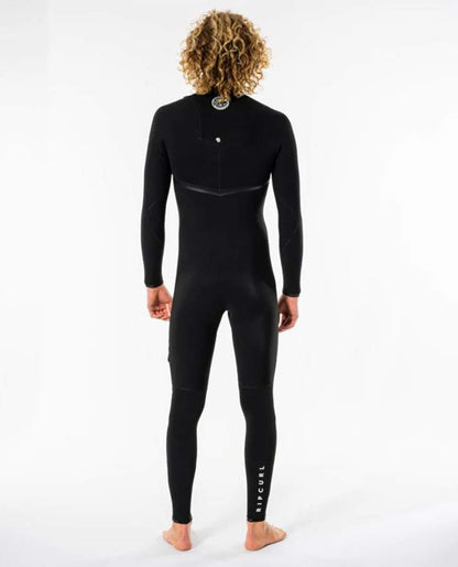 Rip Curl Men E7 E-Bomb 3/2 Chest Zip Fullsuit Wetsuit