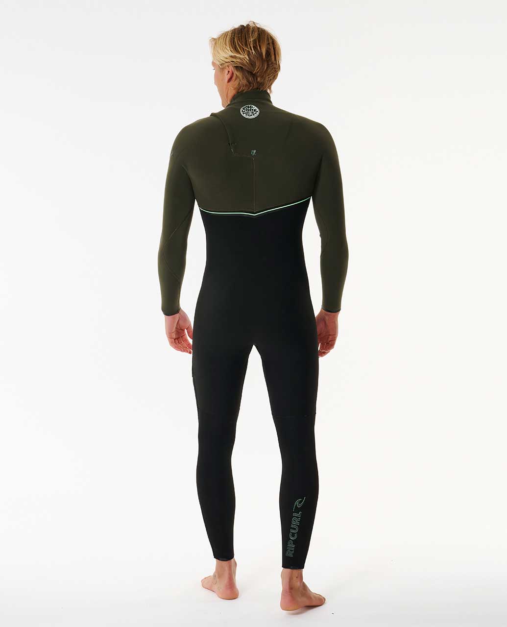 Rip Curl Men E7 E-Bomb 4/3 Chest Zip Fullsuit Wetsuit