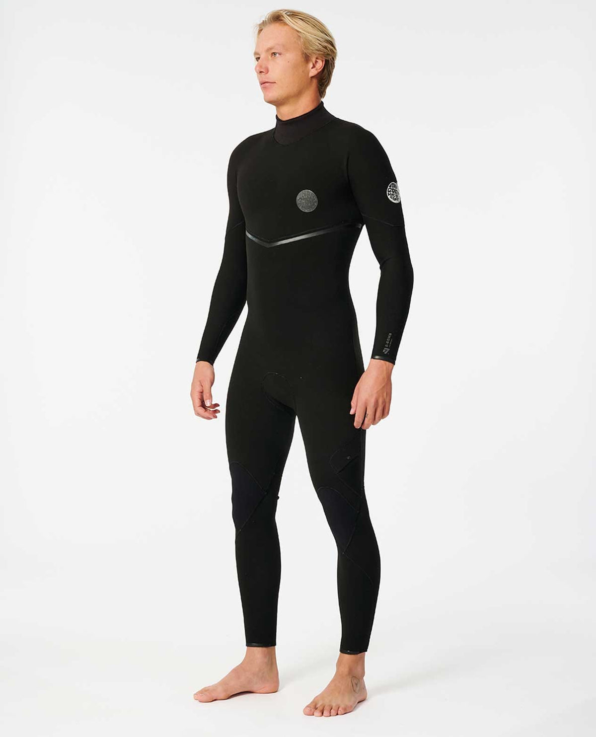 Rip Curl Men E7 E-Bomb 4/3 Back Zip Fullsuit Wetsuit