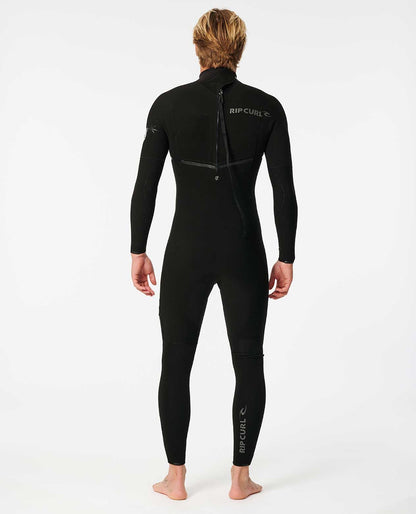 Rip Curl Men E7 E-Bomb 4/3 Back Zip Fullsuit Wetsuit