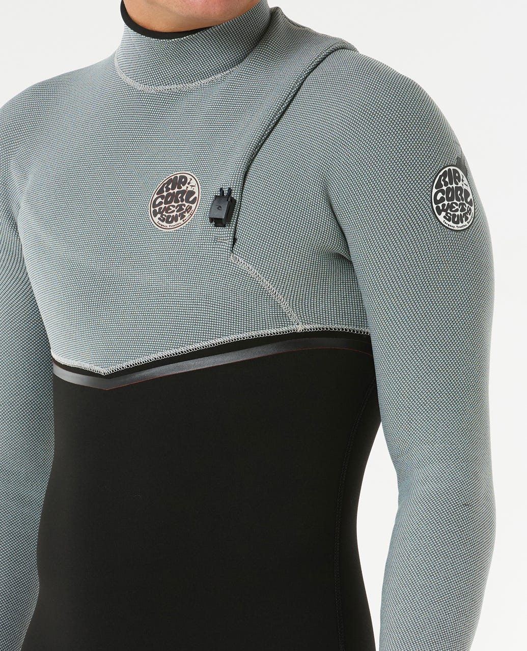 Rip Curl Men E7 E-Bomb 4/3 Zip Free Wetsuit