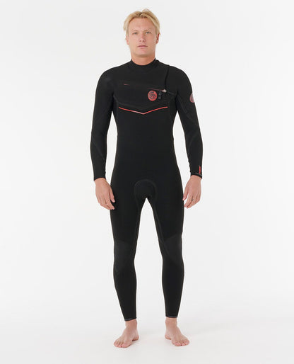 Rip Curl Men Flashbomb Fusion 3/2mm Chest Zip Fullsuit Wetsuit