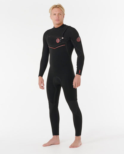 Rip Curl Men Flashbomb Fusion 3/2mm Chest Zip Fullsuit Wetsuit