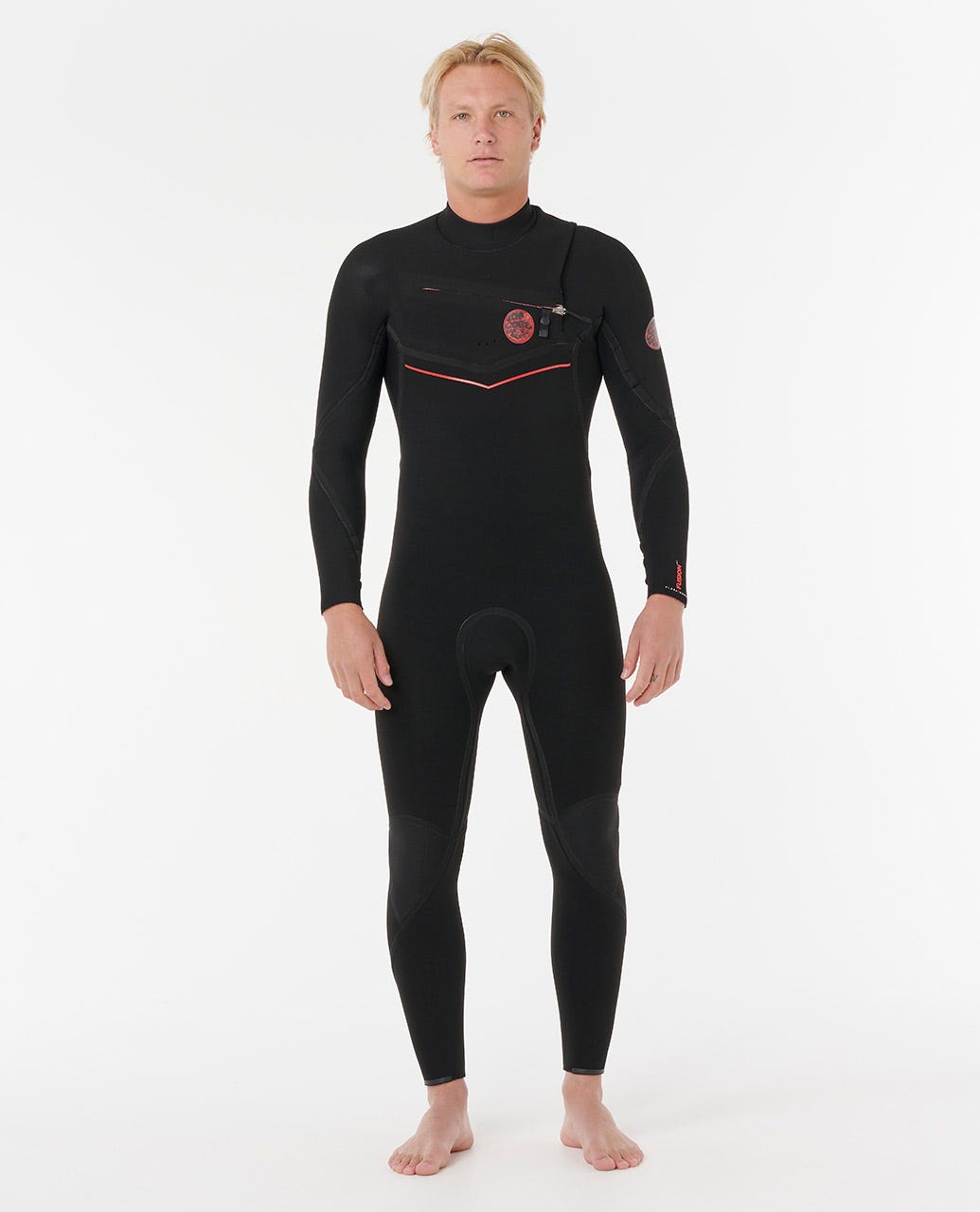 Rip Curl Men Flashbomb Fusion 4/3mm Chest Zip Fullsuit Wetsuit