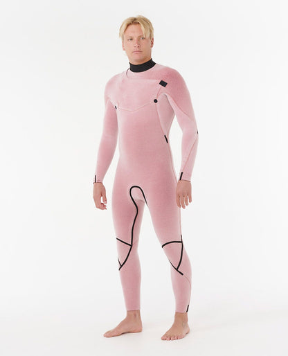 Rip Curl Men Flashbomb Fusion 4/3mm Chest Zip Fullsuit Wetsuit