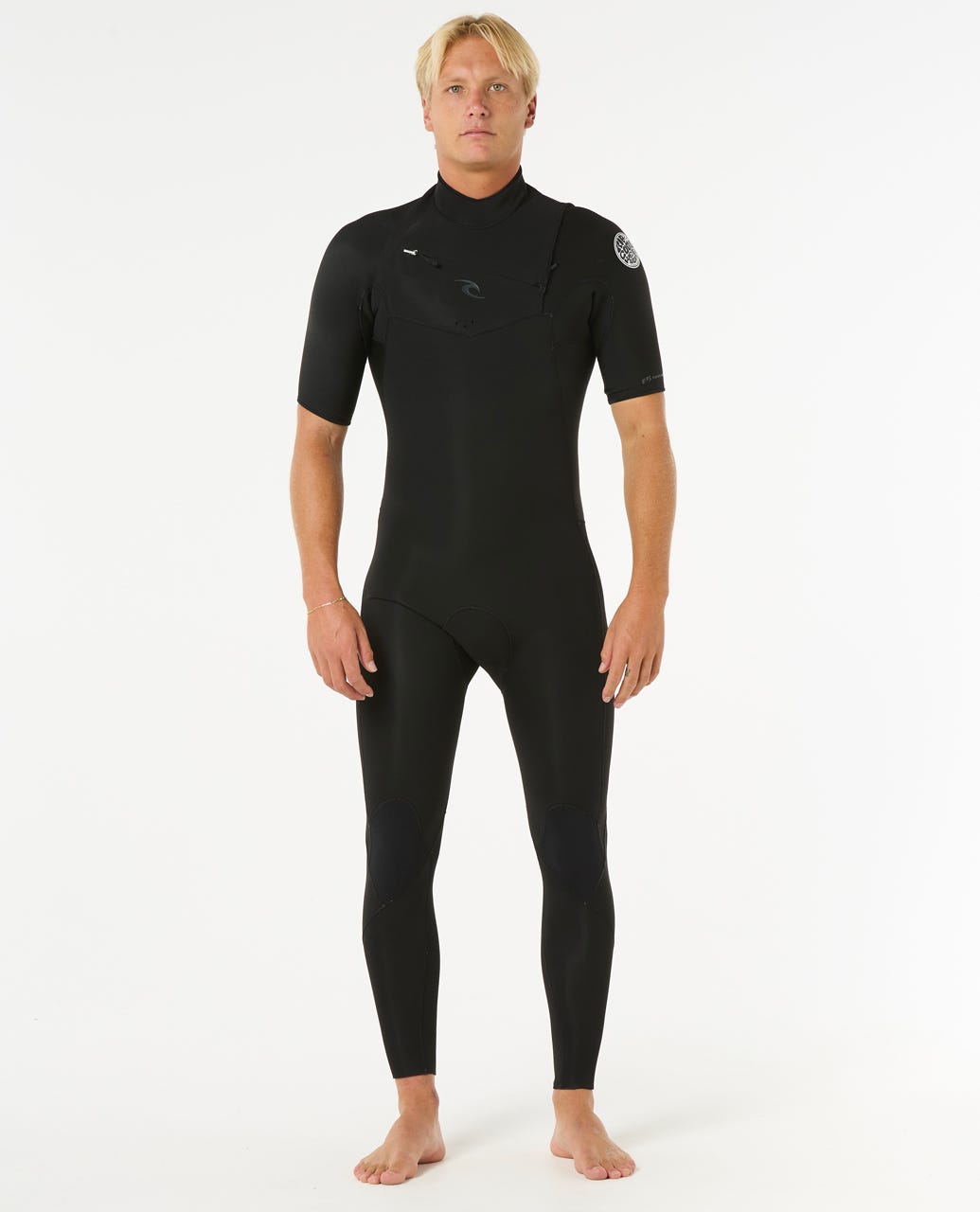 Rip Curl Men Mens Dawn Patrol 2/2 Short Sleeve Chest Zip Wetsuit