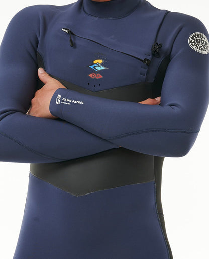 Rip Curl Men Dawn Patrol 3/2 Chest Zip Wetsuit