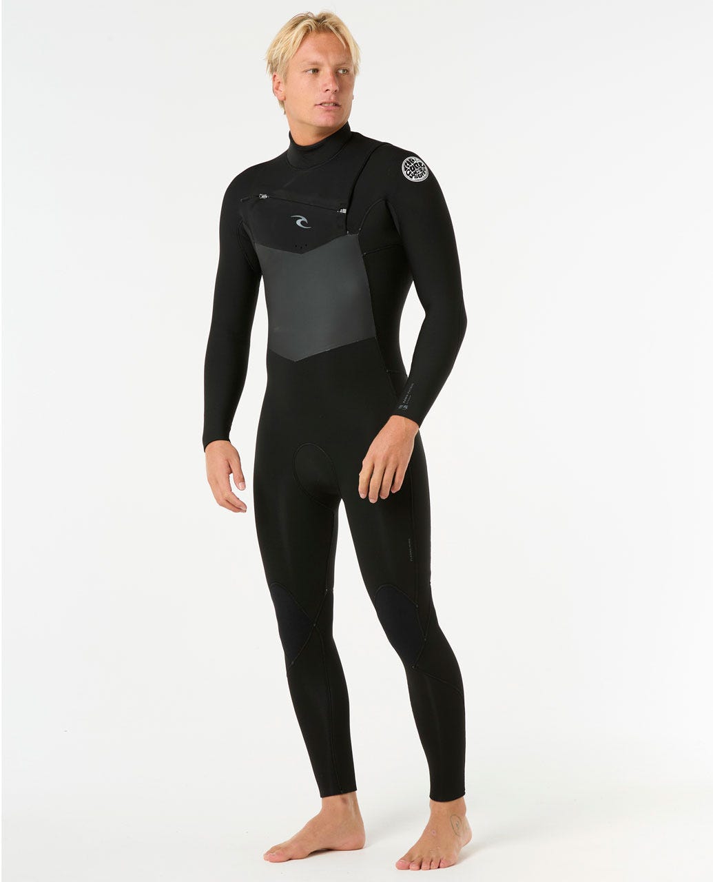 Rip Curl Men Dawn Patrol 4/3 Chest Zip Wetsuit