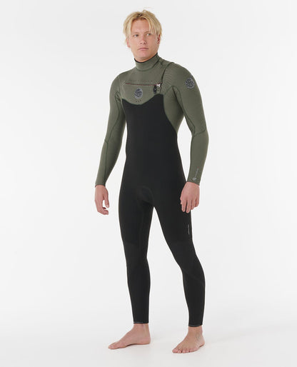 Rip Curl Men Flashbomb 4/3 Chest Zip Fullsuit Wetsuit