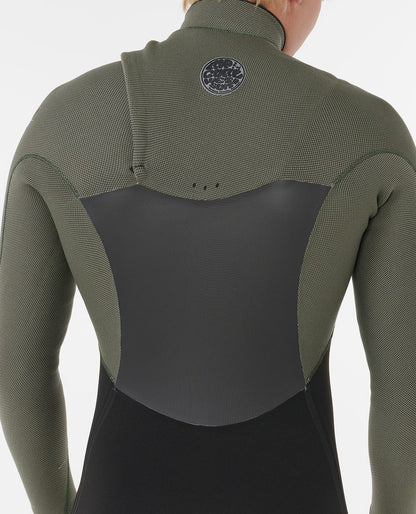 Rip Curl Men Flashbomb 4/3 Chest Zip Fullsuit Wetsuit