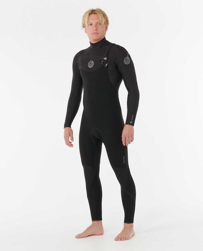 Rip Curl Men Flashbomb 4/3 Chest Zip Fullsuit Wetsuit