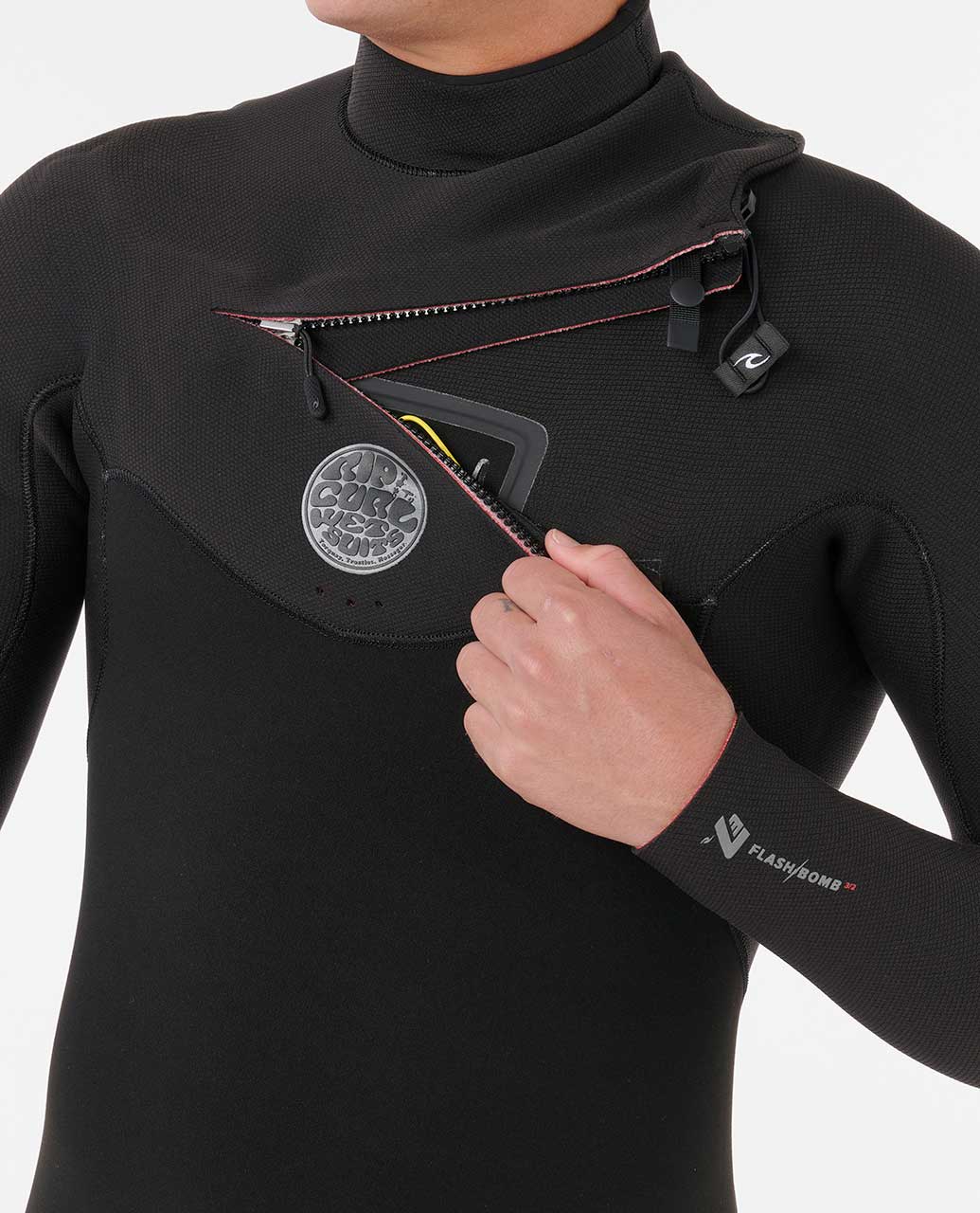 Rip Curl Men Flashbomb 4/3 Chest Zip Fullsuit Wetsuit