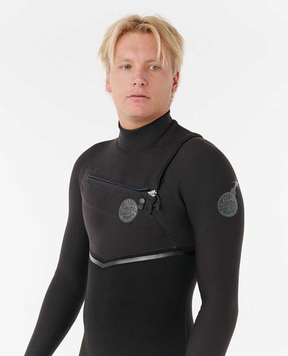 Rip Curl Men E-Bomb 3/2 Chest Zip Fullsuit Wetsuit