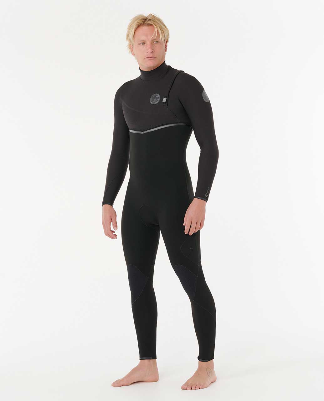 Rip Curl Men E-Bomb 4/3 Zip Free Fullsuit Wetsuit
