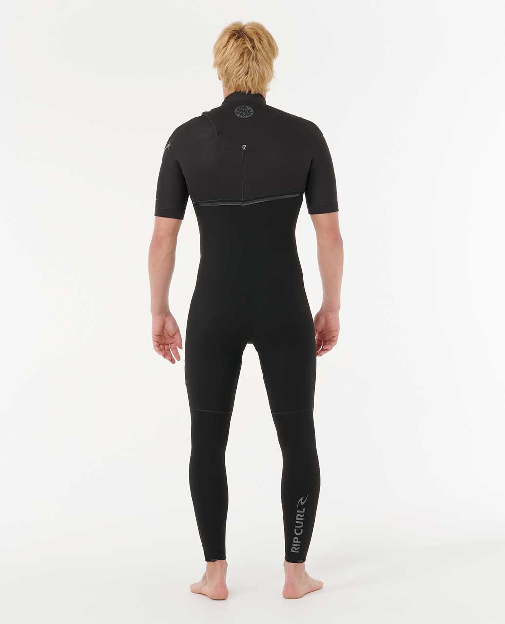 Rip Curl Men E-Bomb 2/2 Zip Free Short Sleeve Springsuit