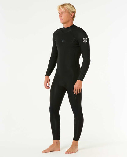 Rip Curl Men Mens Dawn Patrol 4/3 Back Zip Steamer Wetsuit