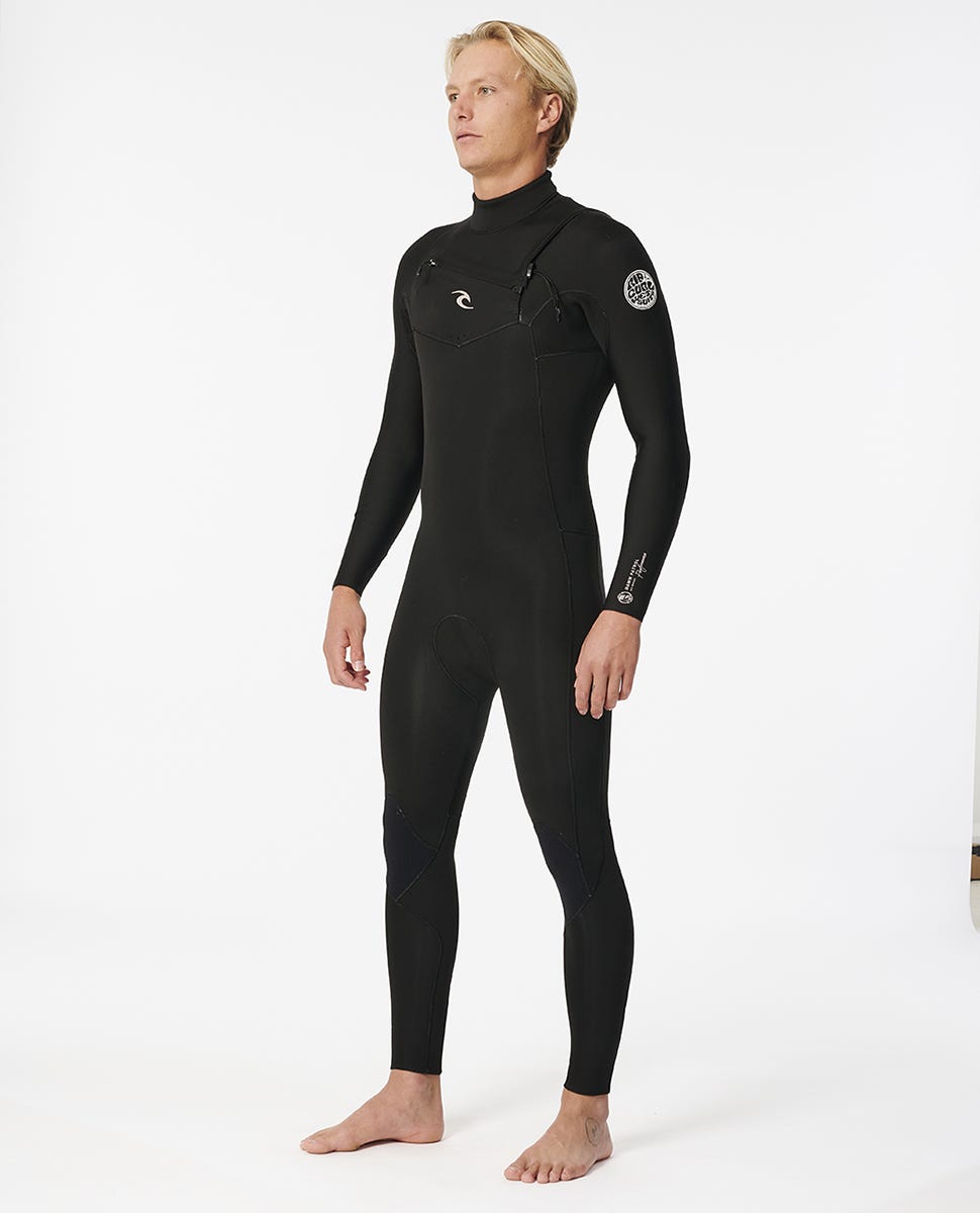 Rip Curl Men Dawn Patrol Perf 3/2 Chest Zip Wetsuit