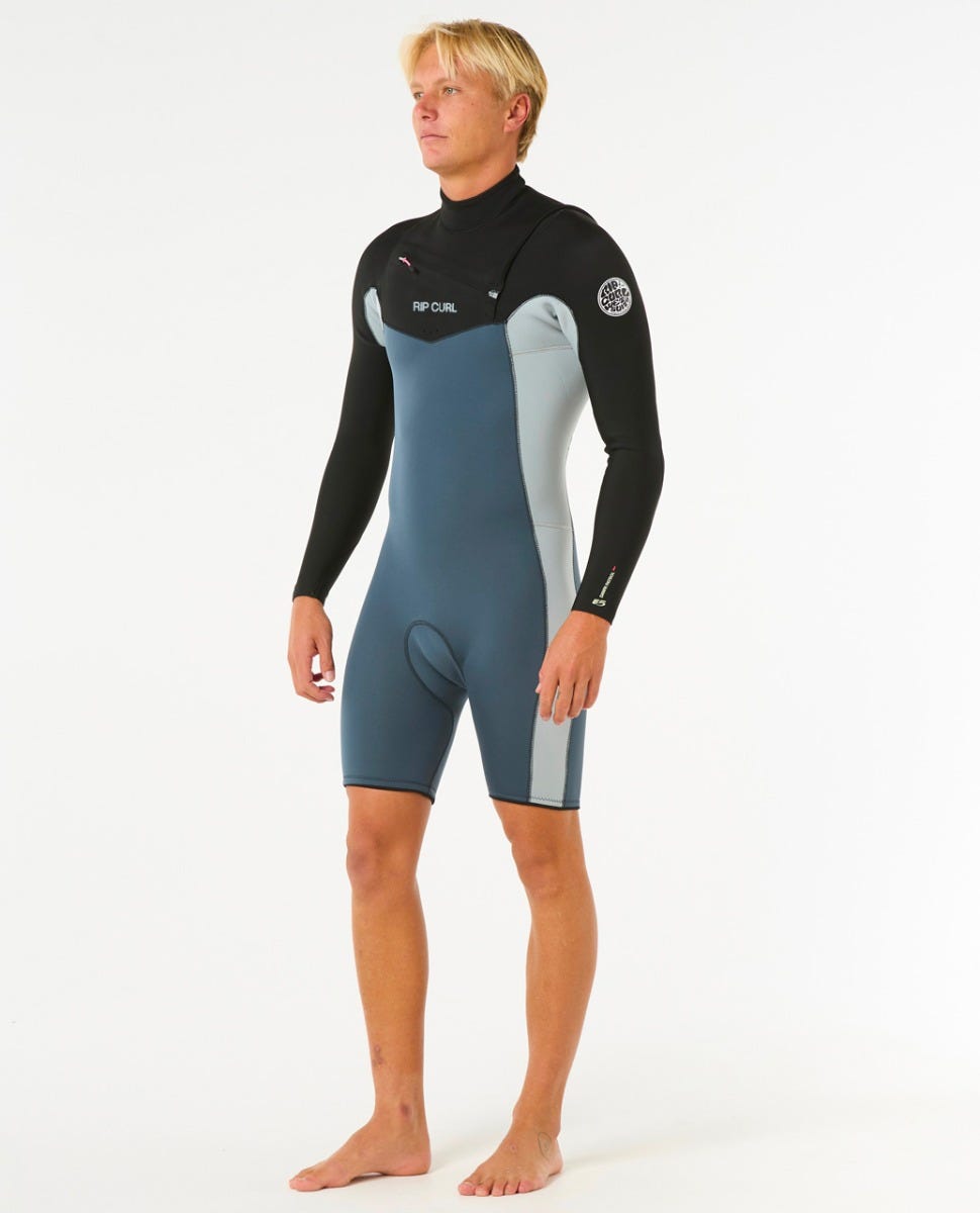 Rip Curl Men Mens Dawn Patrol 2/2 Long Sleeve Chest Zip Springsuit