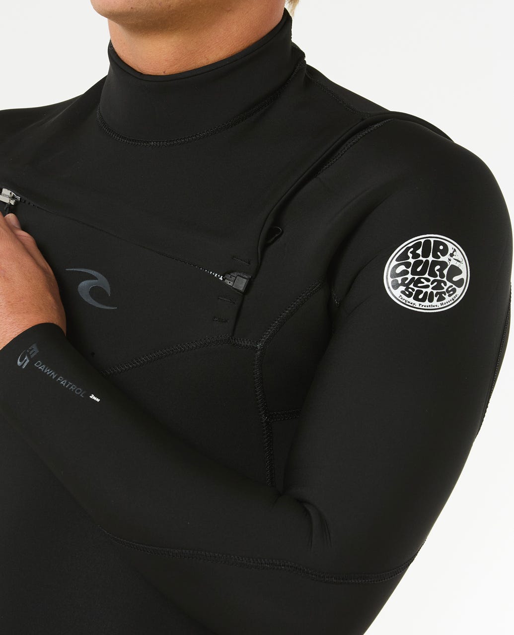 Rip Curl Men Mens Dawn Patrol 2/2 Long Sleeve Chest Zip Springsuit