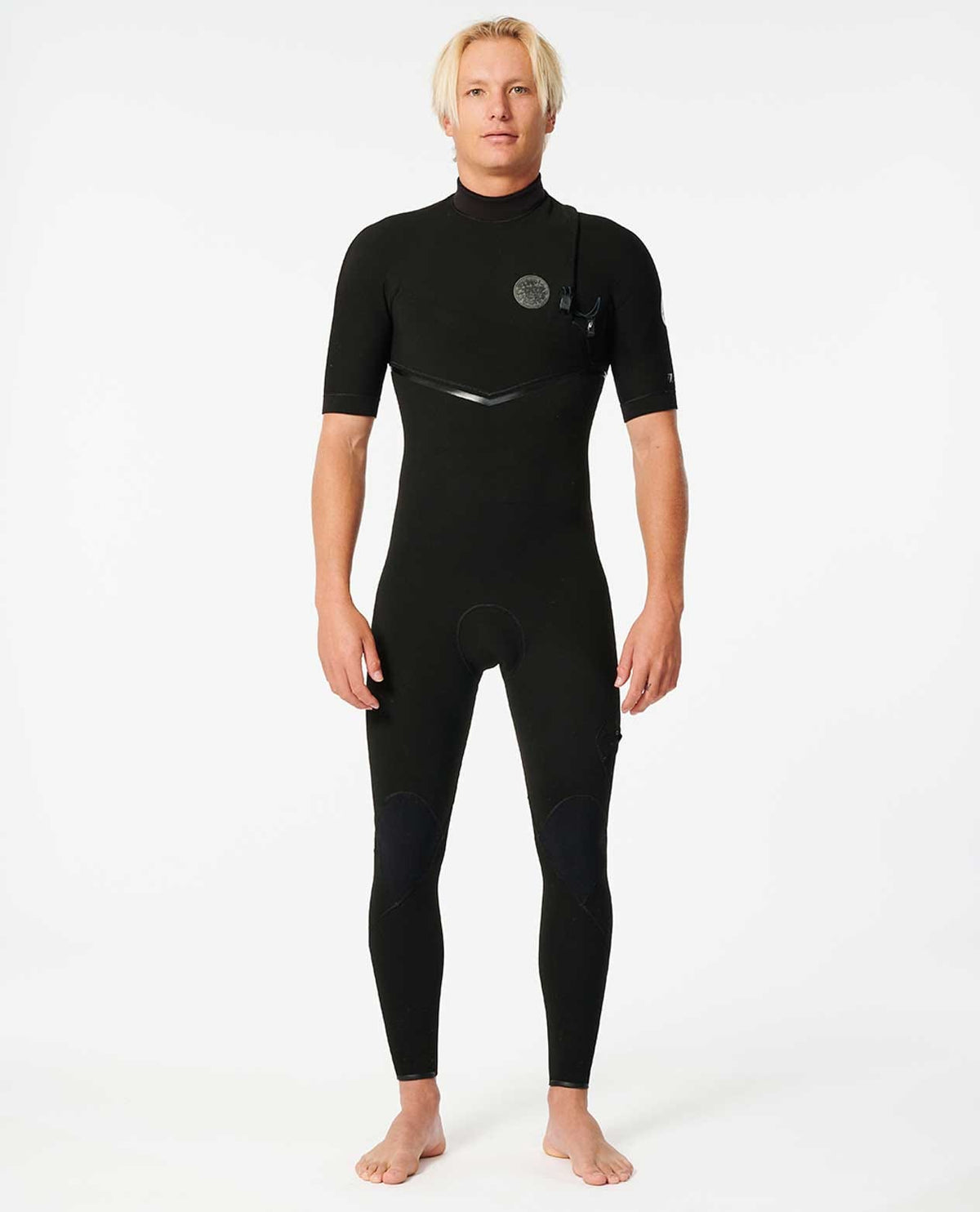 Rip Curl Men E-Bomb Zip Free 2/2 Short Sleeve Springsuit Wetsuit
