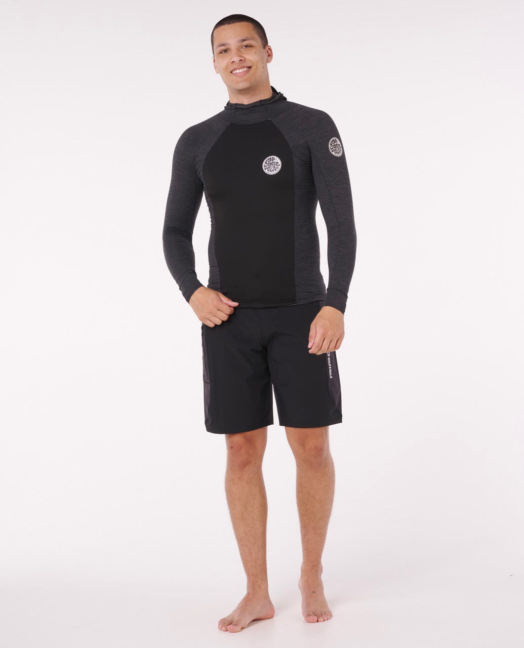 Rip Curl Men Ultimate Search Long Sleeve Hood Vest