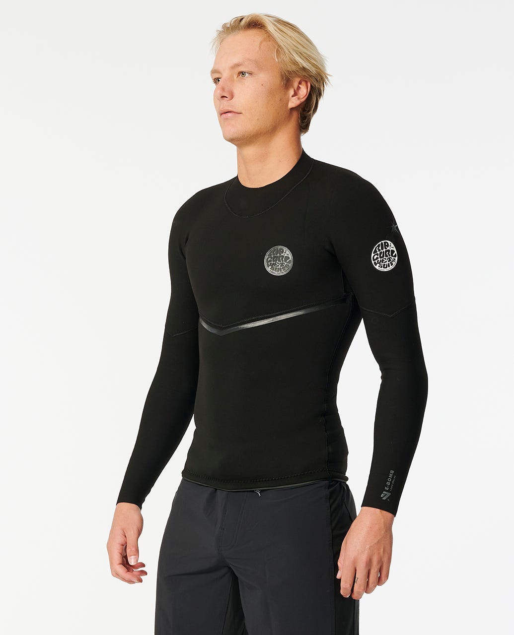 Rip Curl Men E-Bomb 1.5mm Long Sleeve Wetsuit Jacket